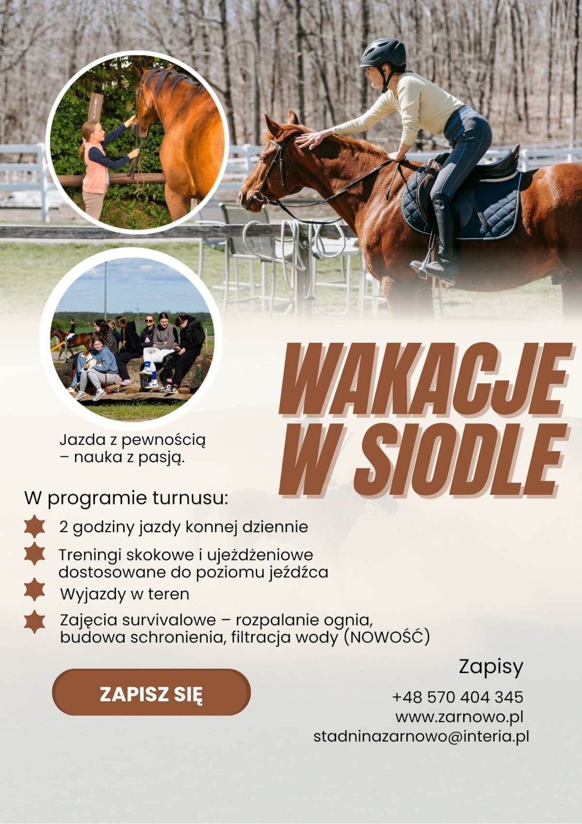 news wakacje w siodle 2026 plakat